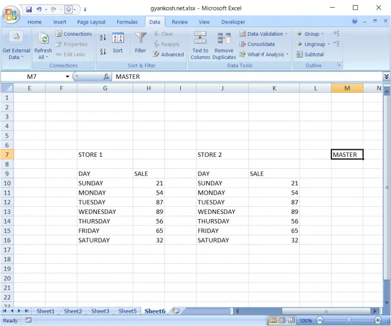 How To Consolidate Data In Excel Gyankosh Learning Made Easy 2547