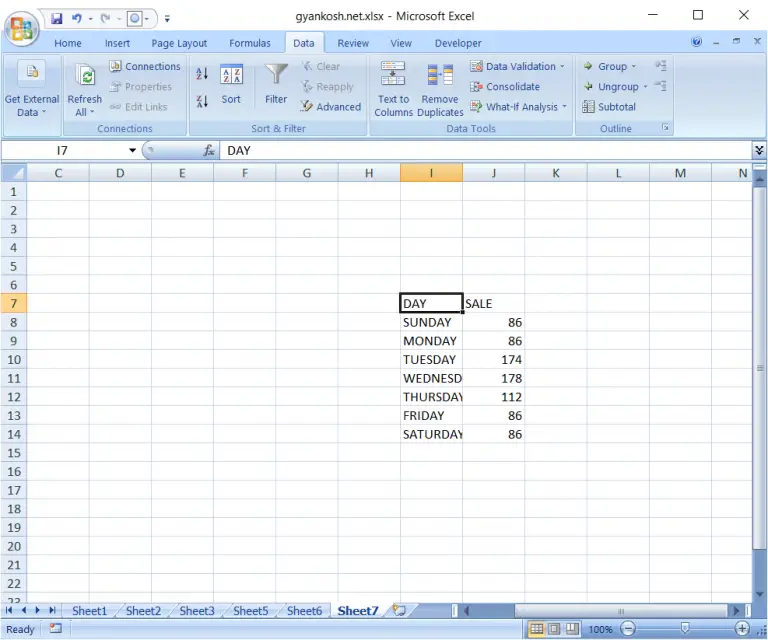 HOW TO CONSOLIDATE DATA IN EXCEL? - GyanKosh | Learning Made Easy