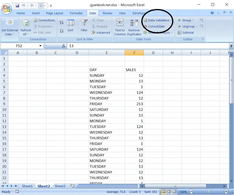 How to use Three ways of DATA VALIDATION in Excel?