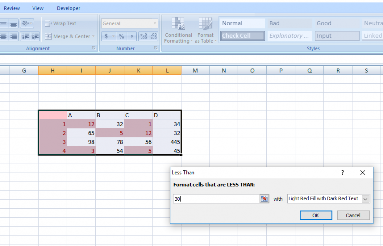 How to do Conditional Formatting in Excel