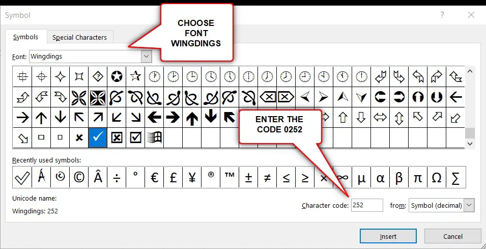 how-to-insert-a-checkmark-symbol-in-excel-zohal