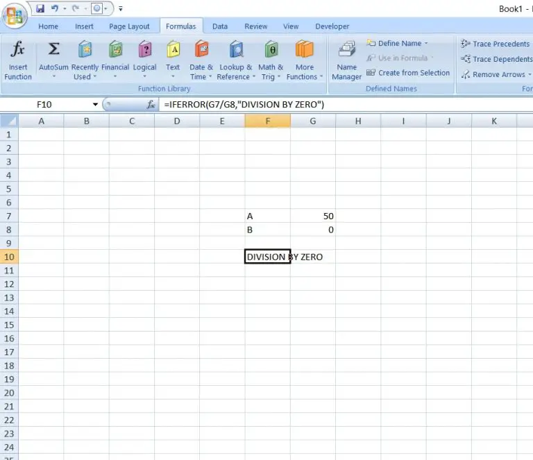 EXCEL FUNCTIONS-IFERROR - GyanKosh | Learning Made Easy