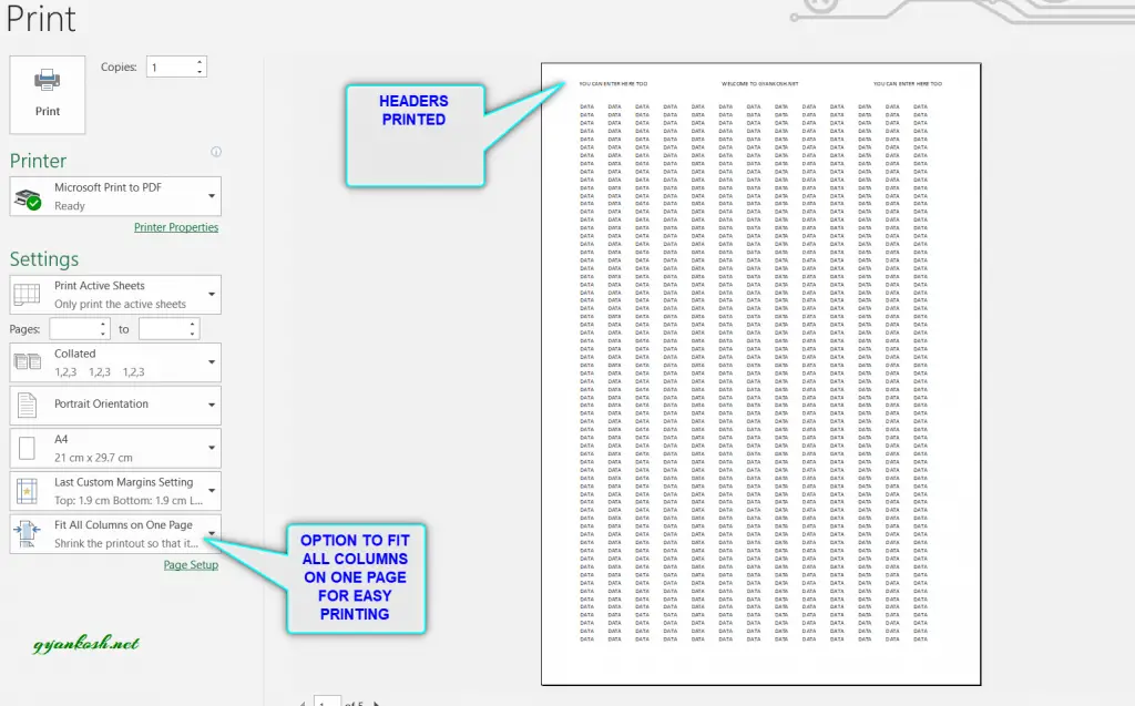 how-to-print-header-on-all-the-pages-in-excel-gyankosh-learning-made-easy