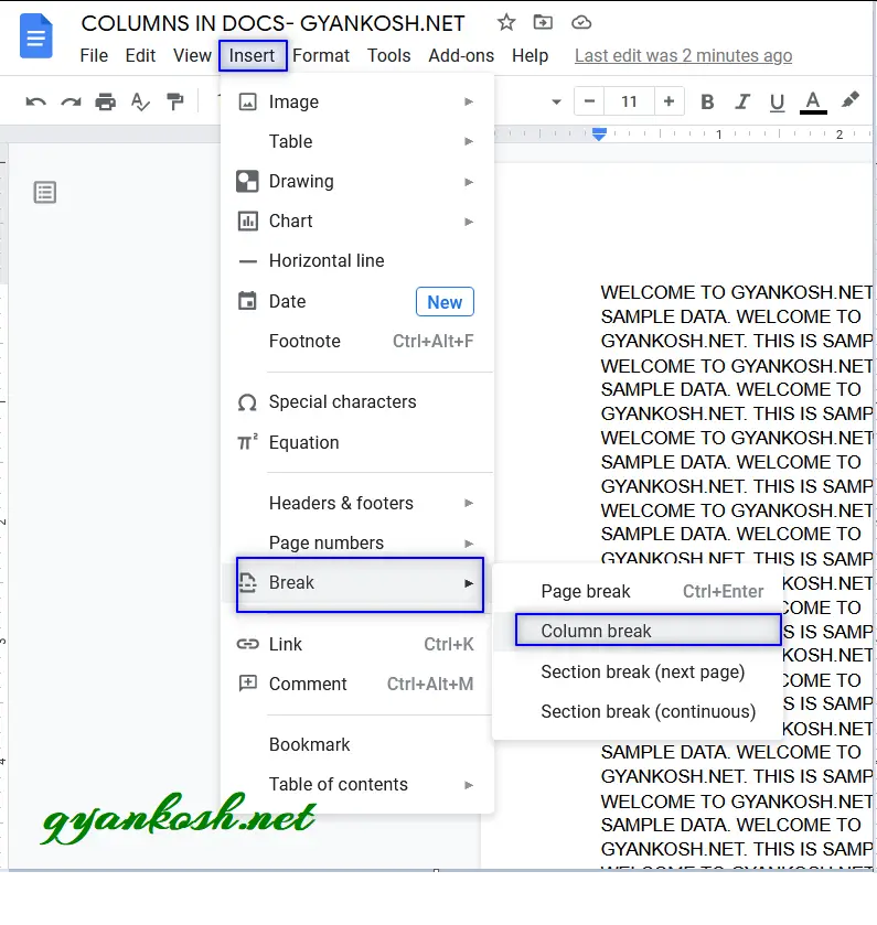 How To Remove Section Break In Google Docs Ipad