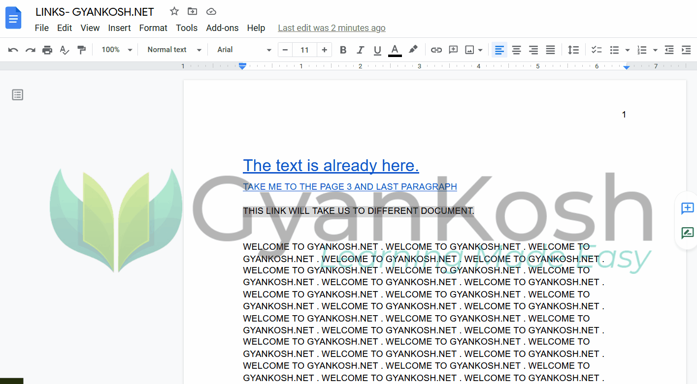 How To Make Something Into A Link In Google Docs