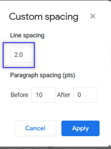 How To Adjust LINE SPACING In GOOGLE DOCS With Examples   Image 10 223x300 