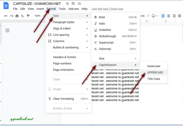 how-to-capitalize-a-complete-document-or-specific-text-in-google-docs