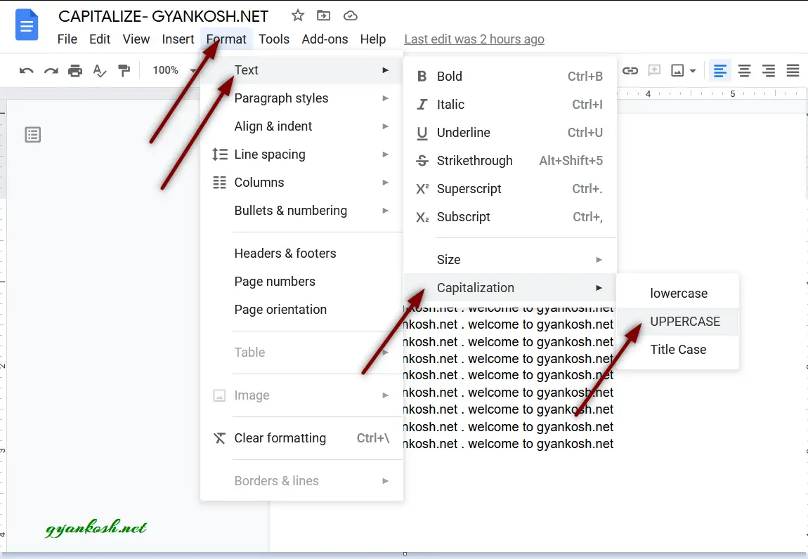 how-to-capitalize-a-complete-document-or-specific-text-in-google-docs