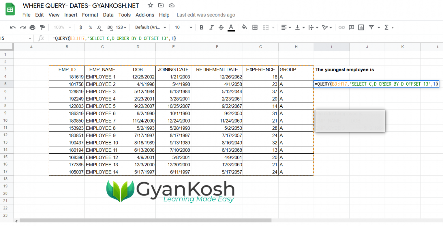 Format DATES in GOOGLE SHEETS QUERY LANGUAGE Complete Guide