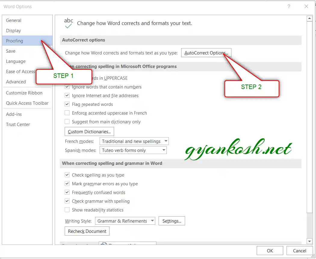 Hearts in word typing